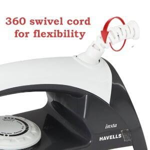 Havells Dry Iron Insta Blue 750-W on Dillimall.Com