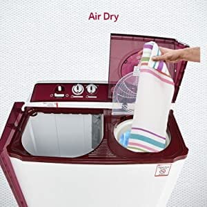 LG 8 Kg Semi-Automatic Washing Machine (P8035SPMZ, Purple) Dillimall.Com