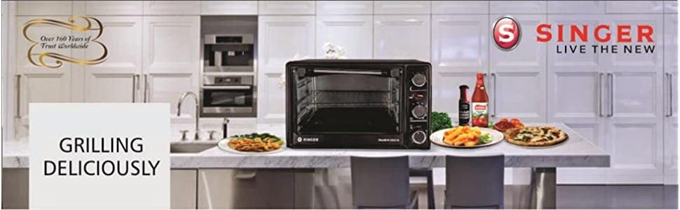 s0 Singer Maxi Grill 1600 Oven Dillimall.Com