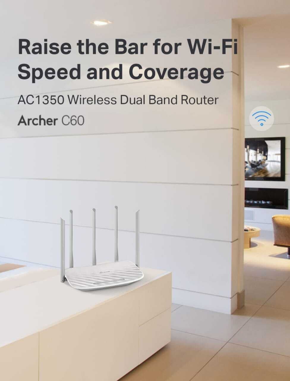 TP-Link C60 A1350 Dual Band Wireless Router Dillimall.Com TP-Link C60 A1350 Dual Band Wireless Router Dillimall.Com