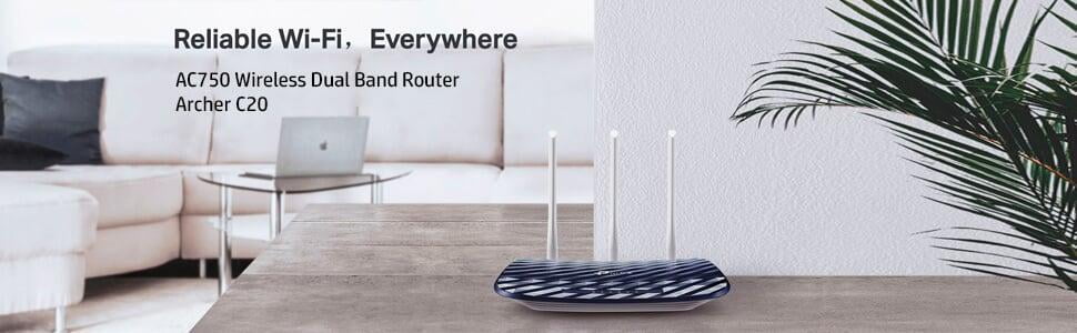 TP-Link Archer C20 AC750 Wireless Dual Band Router Dillimall.Com TP-Link Archer C20 AC750 Wireless Dual Band Router Dillimall.Com