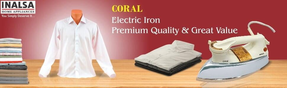 Inalsa Coral Dx 1000 - Watt Dry Iron On Dillimall.Com