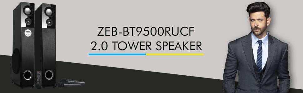 Zebronics ZEB-T9500Rucf Tower Speaker On Dillimall.Com