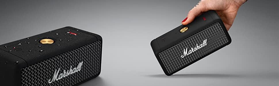 Bluetooth portable speaker emberton Marshall portable premium speaker emberton