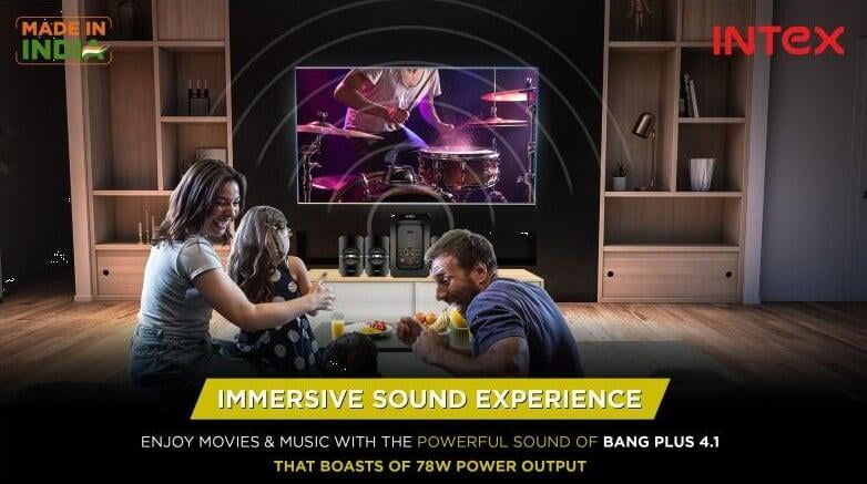 Intex 4.1 Bang Plus FMUB Multimedia Speaker on Dillimall.Com Intex 4.1 Bang Plus FMUB Multimedia Speaker on Dillimall.Com