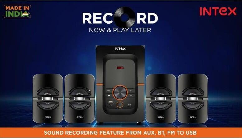 Intex 4.1 Bang Plus FMUB Multimedia Speaker on Dillimall.Com Intex 4.1 Bang Plus FMUB Multimedia Speaker on Dillimall.Com