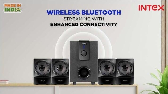 Intex Cloud TUFB 4.1 Channel Multimedia Speakers On Dillimall.Com