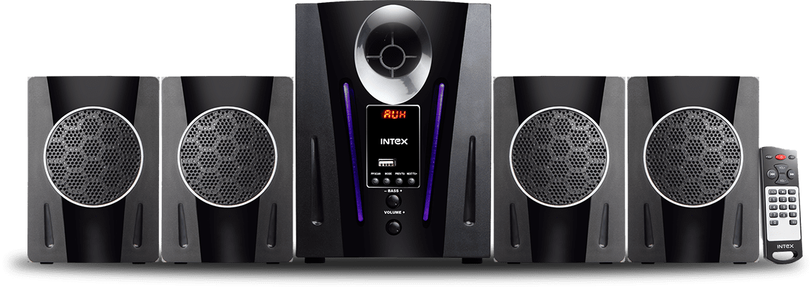 Intex 4.1 XV 2650 DIGI Plus FMUB Bt Speaker On Dillimall.Com