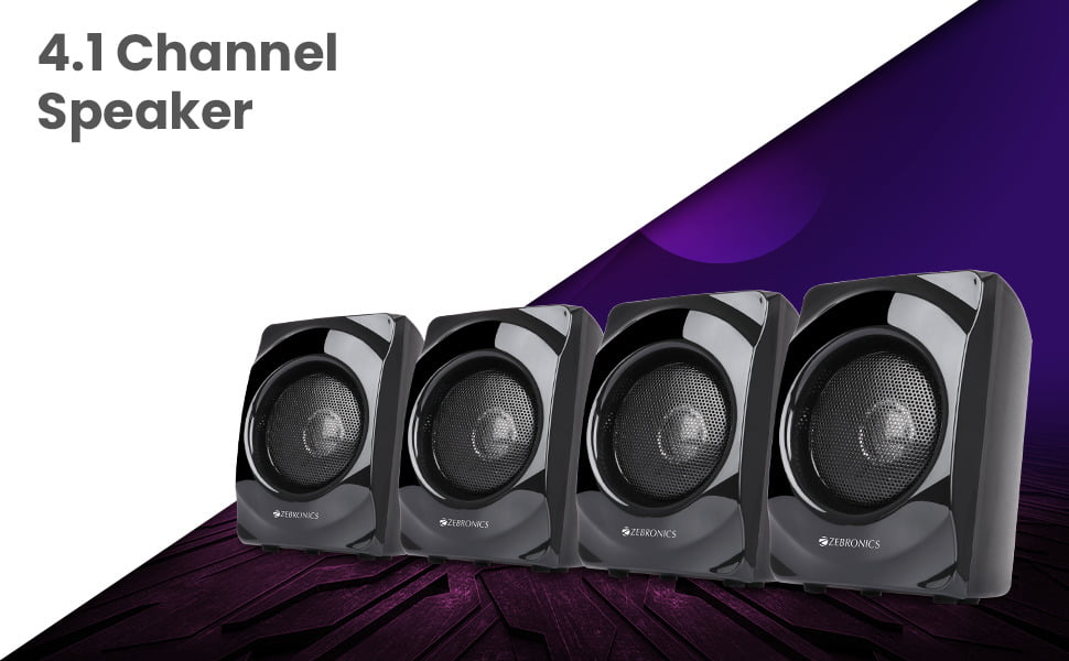 Zebronics Zeb Rainbow 4.1 Channel Multimedia Speaker on Dillimall.Com Zebronics Zeb Rainbow 4.1 Channel Multimedia Speaker on Dillimall.Com