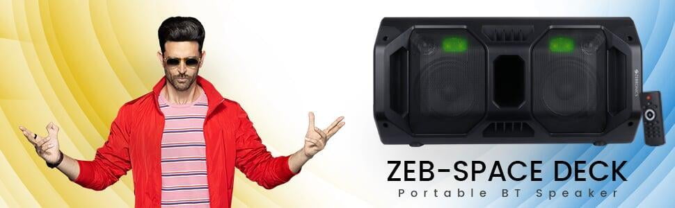 Zebronics Zeb-Space Deck BT Portable Speaker On Dillimall.Com
