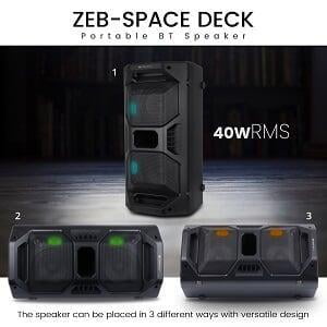 Zebronics Zeb-Space Deck BT Portable Speaker On Dillimall.Com