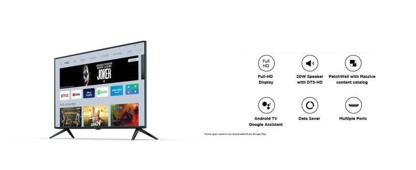 Mi 4A 40 Inch Full HD Smart Android TV On Dillimall.Com