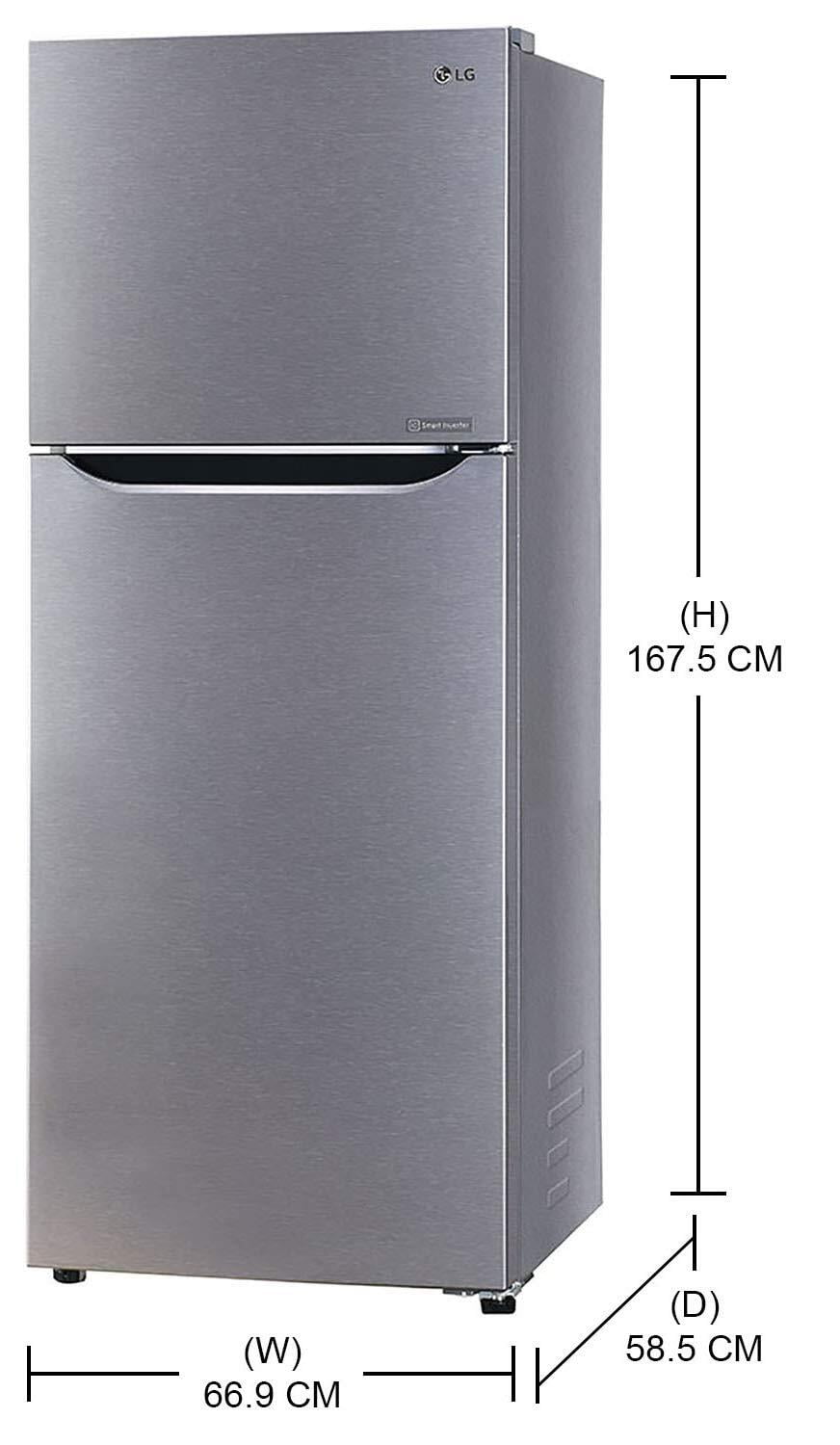 LG GL-T322SDSY 308 litre 2 S Inverter Frost-Free  DD Ref On Dillimall.Com