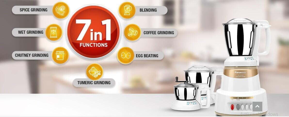 Panasonic Mixer Grinder MX-AV325 3 Jar image