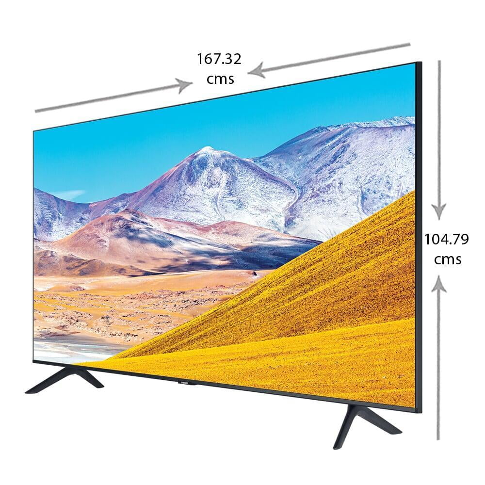 Samsung 75TU8000 75 inch 4K LED  Smart TV On Dillimall.Com