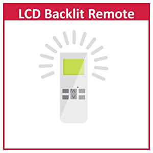 lcd backlit remote