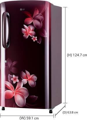 LG GL-B221ASPY 215 LTR 4 Star Smart Inverter Refrigerator On Dillimall.Com