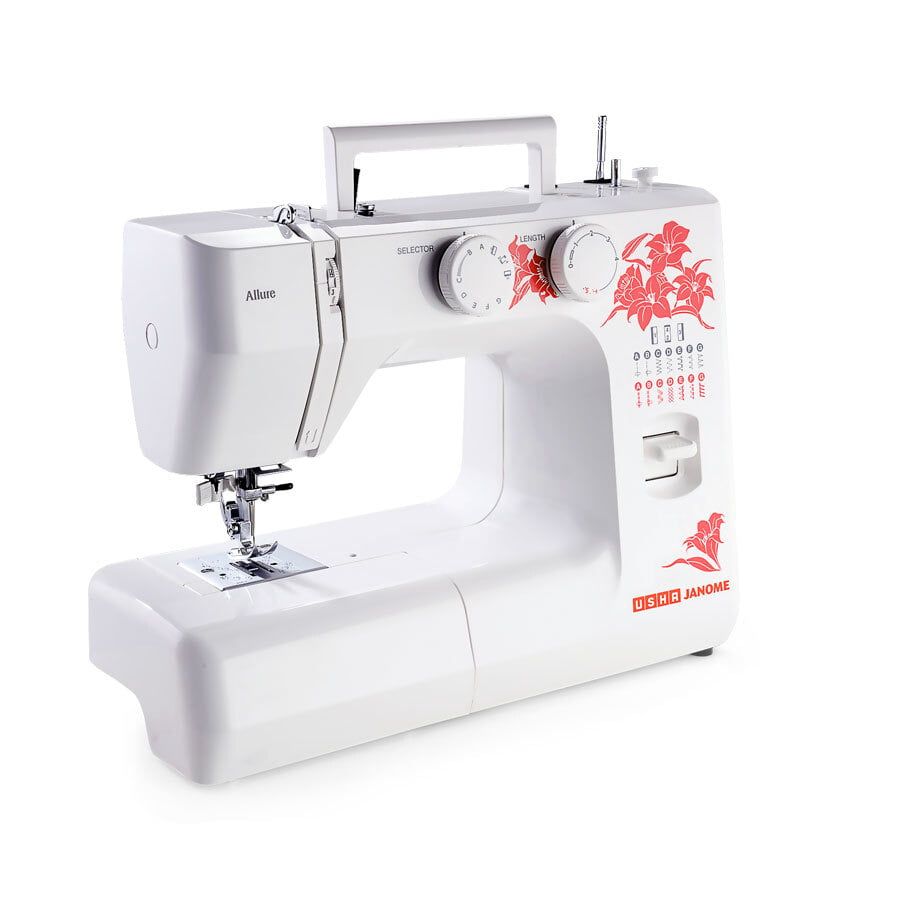 USHA Janome Allure DLX Automatic Sewing Machine On Dillimall.Com