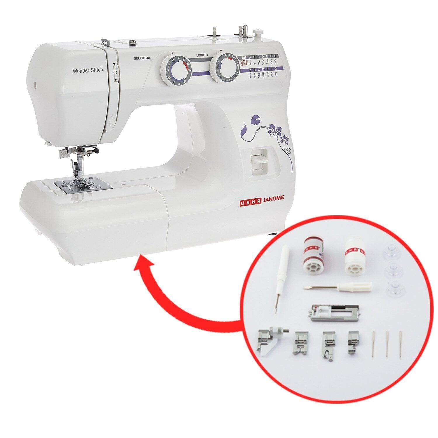 USHA Wonder Stitch Automatic Sewing Machine On Dillimall.Com