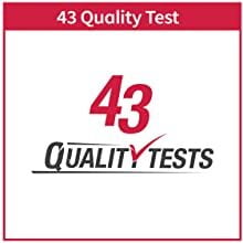 43 quality tests