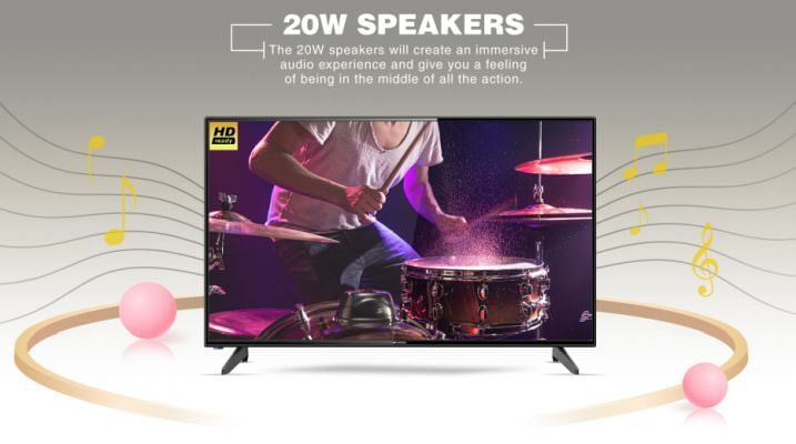 SANSUI HD Ready Smart Android LED 32 inch(80 cm) JSW32SKHD in built app store