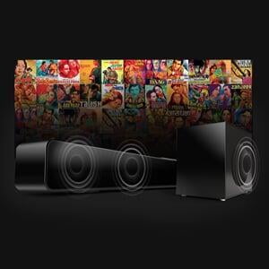 Carvaan Musicbar CBWY12 120W 2.1 channel Bluetooth Soundbar old songs