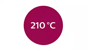 210 degree Celsius styling temp