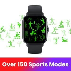 over 150sports modes