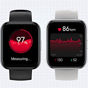 blood oxygen and heart rate monitoring