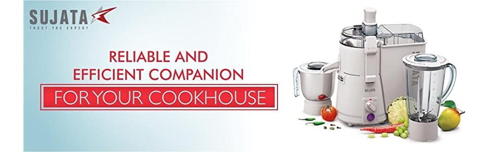 Sujata Powermatic Plus 900 Watts Juicer Mixer Grinder reliable and efficient companion