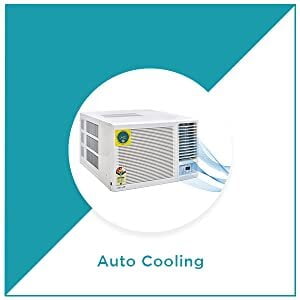 Amstrad 1.5 Ton 3 Star Window AC (Copper, Dust Filter, 2021 Model, AMW193S, White) auto cooling