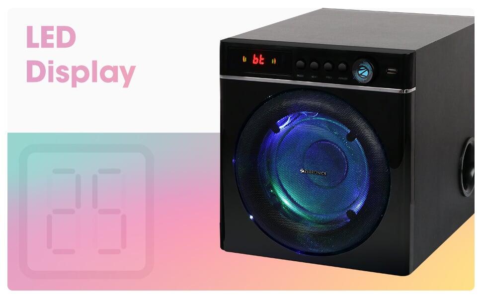 Zebronics Zeb-Cube 5 Home Theater Speaker with Subwoofer led display