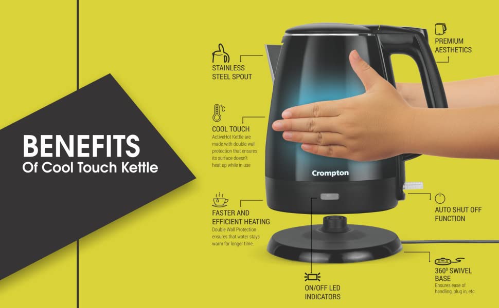 benefits of cool touch kettle