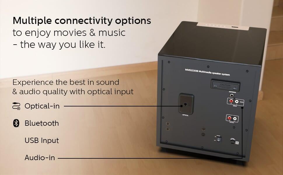 multiple connectivity options