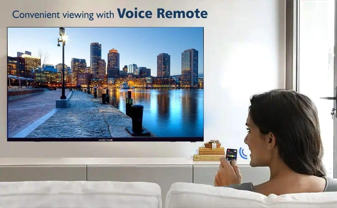 convenient viewing with voice remote