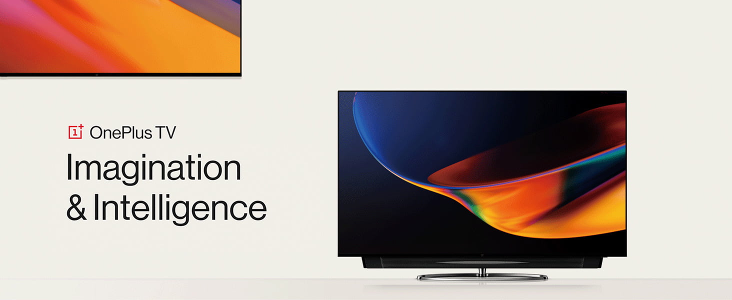 OnePlus 138.8 cm (55 inches) With Sliding Soundbar Q1 Series imagination and intelligence