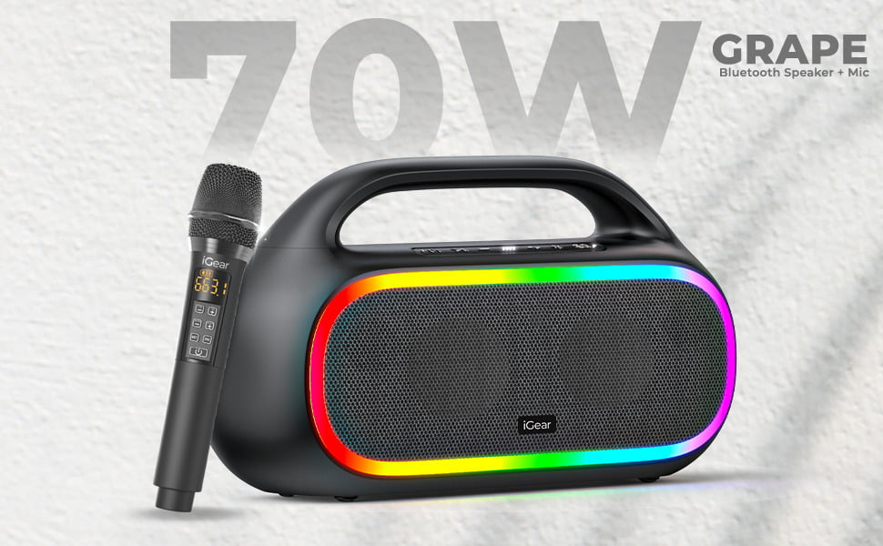 iGear Grape Portable Wireless Speaker Discover the true sound of music