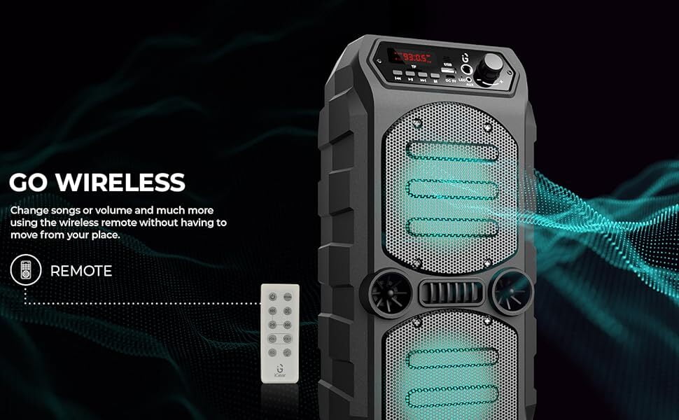 iGear Dynamo 16 watts Bluetooth Party Speaker go wireless with party speaker