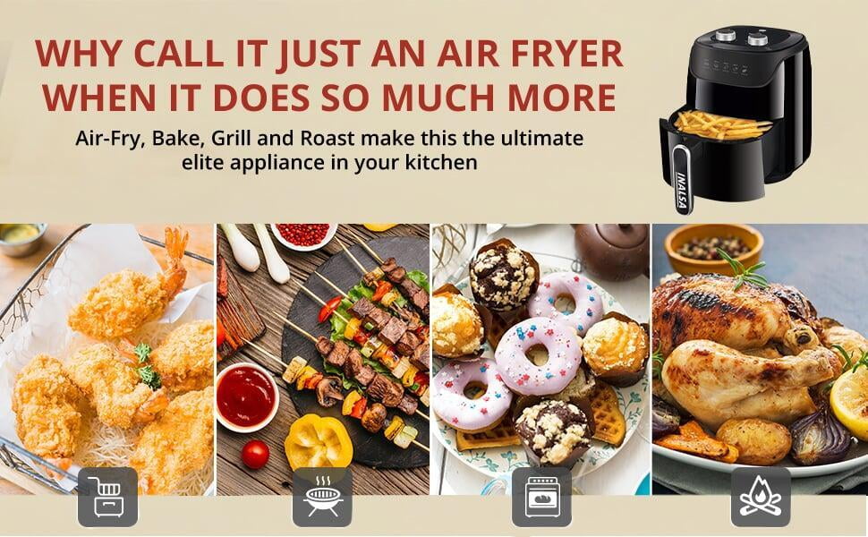 INALSA Air Fryer 1400W with 4.2 Liter Capacity elite appliance in your kitchen