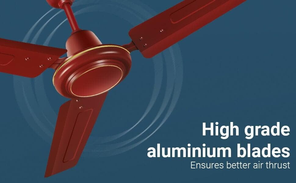 Luminous Rapid 1200mm 70-Watt High Speed Ceiling Fan high grade aluminium blades