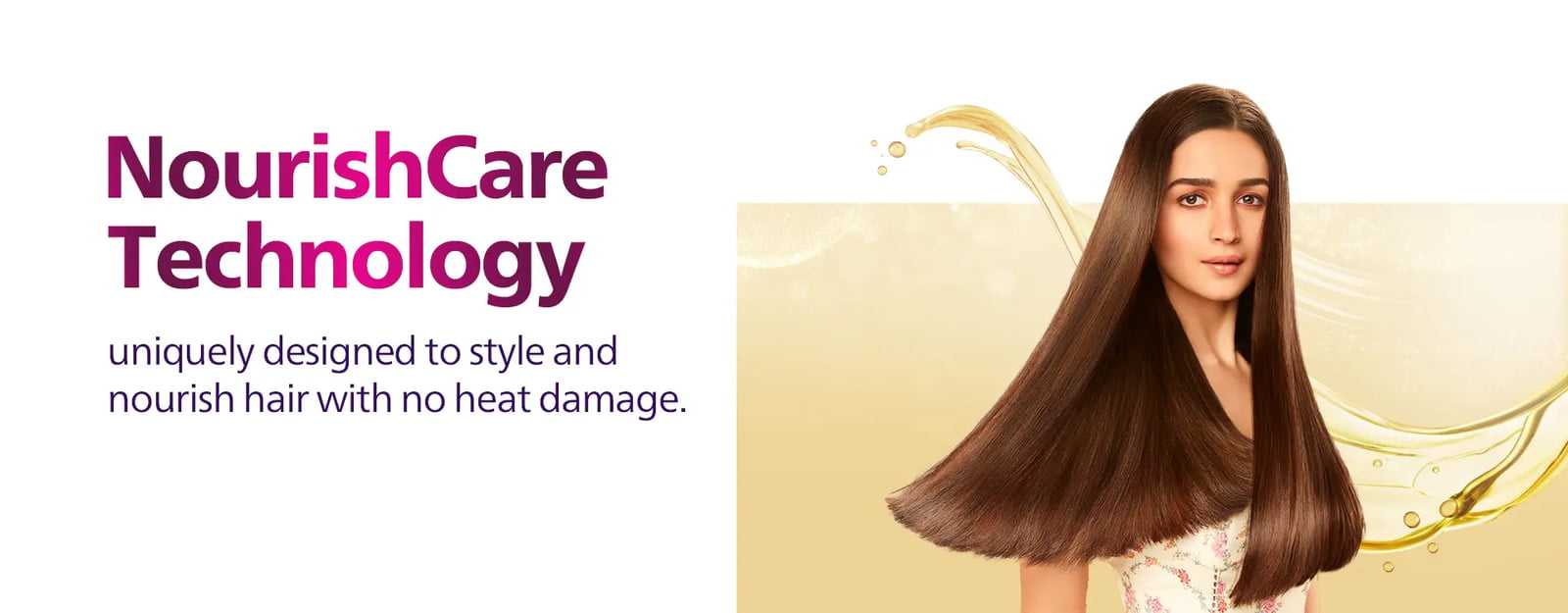 Philips Hair straightener 5000 Paradise pin BHS522/00 nourish care technology